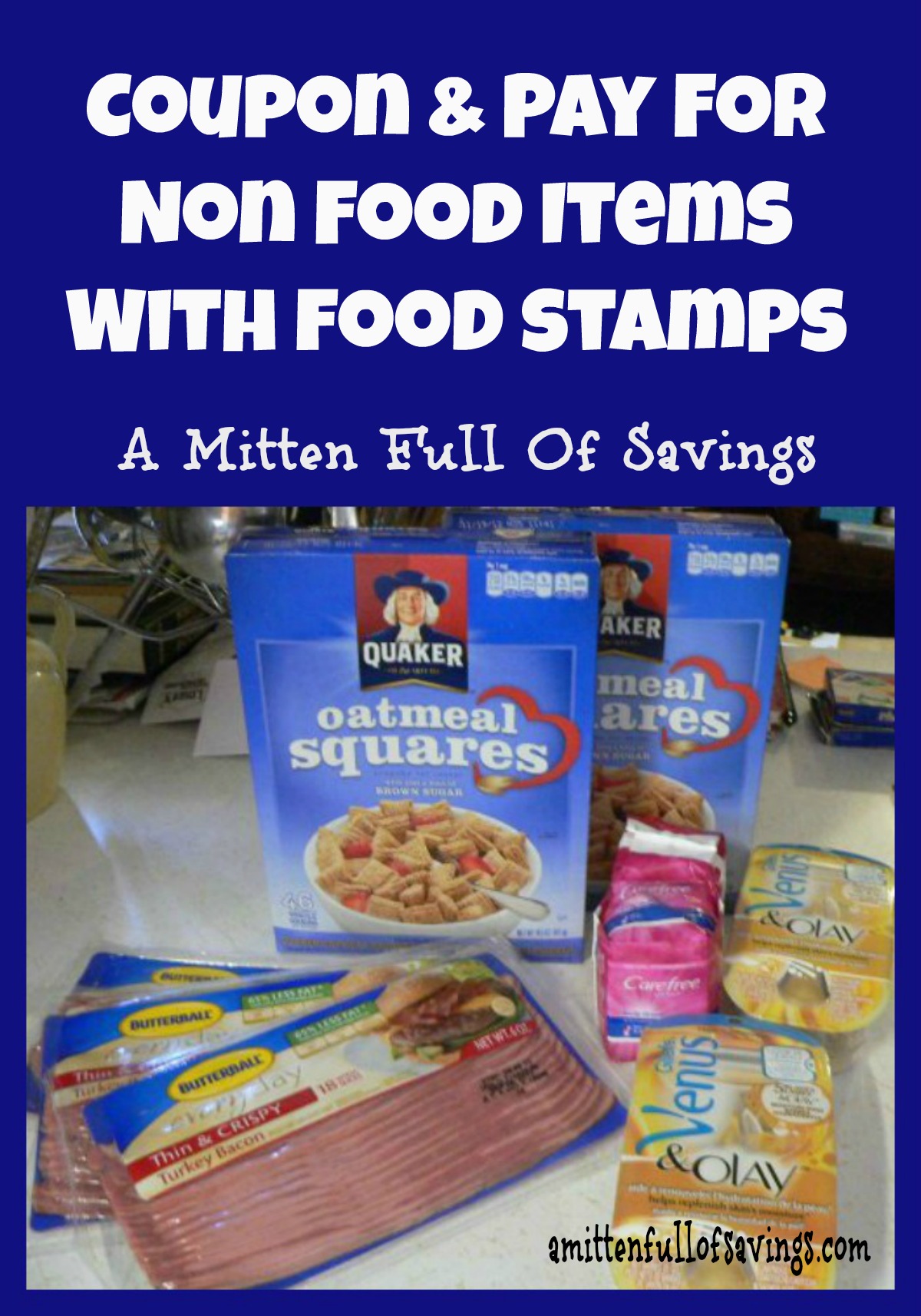Coupon & Pay For Non Food Items With Food Stamps