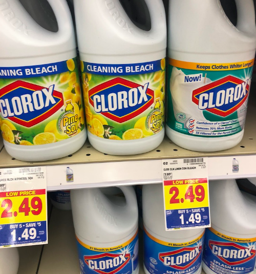 Clorox Bleach deal at Kroger