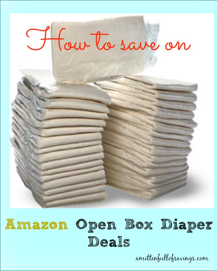 How to Save on Diapers with Amazon Open Box
