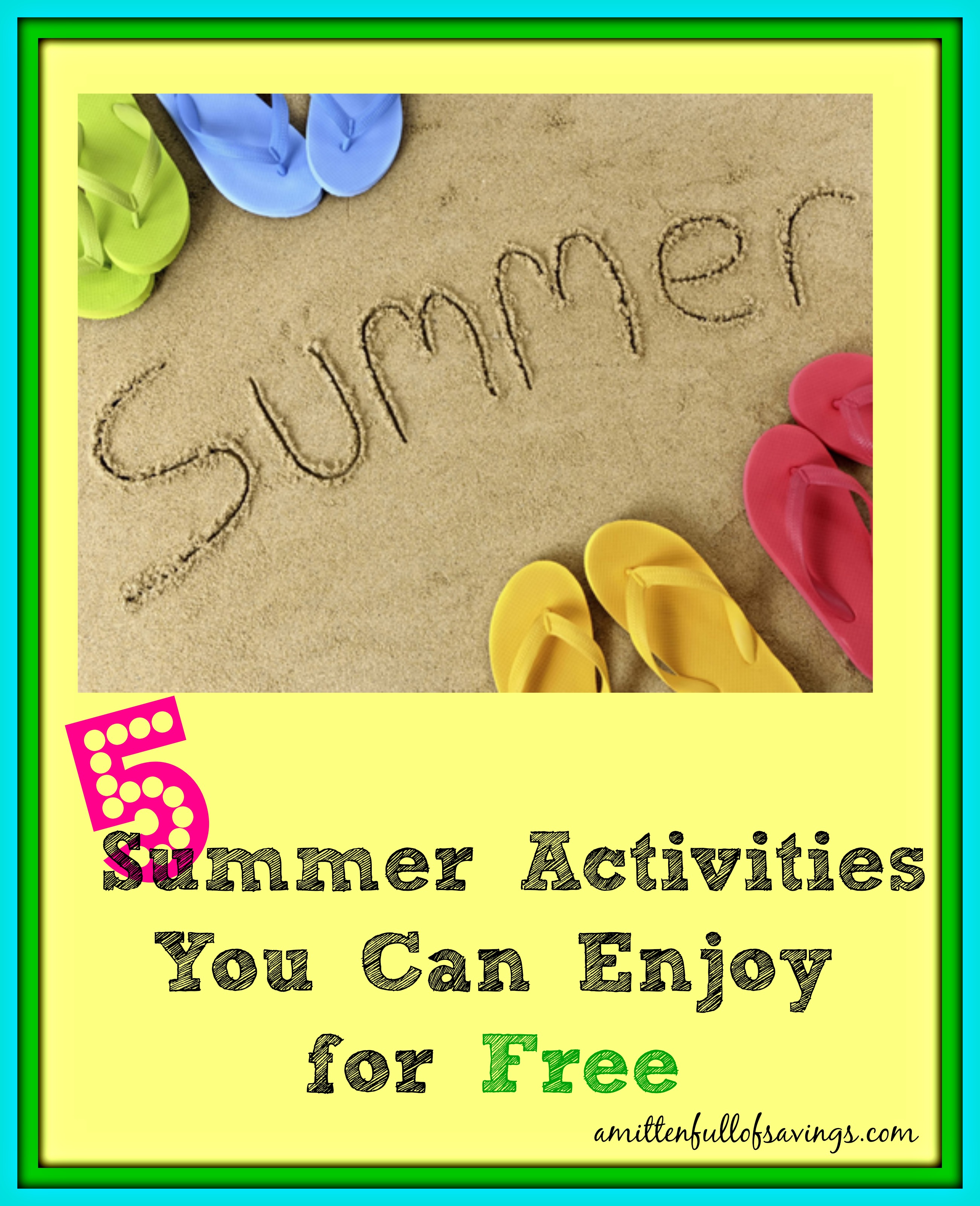 free summer activities, sumemr boredom, summer