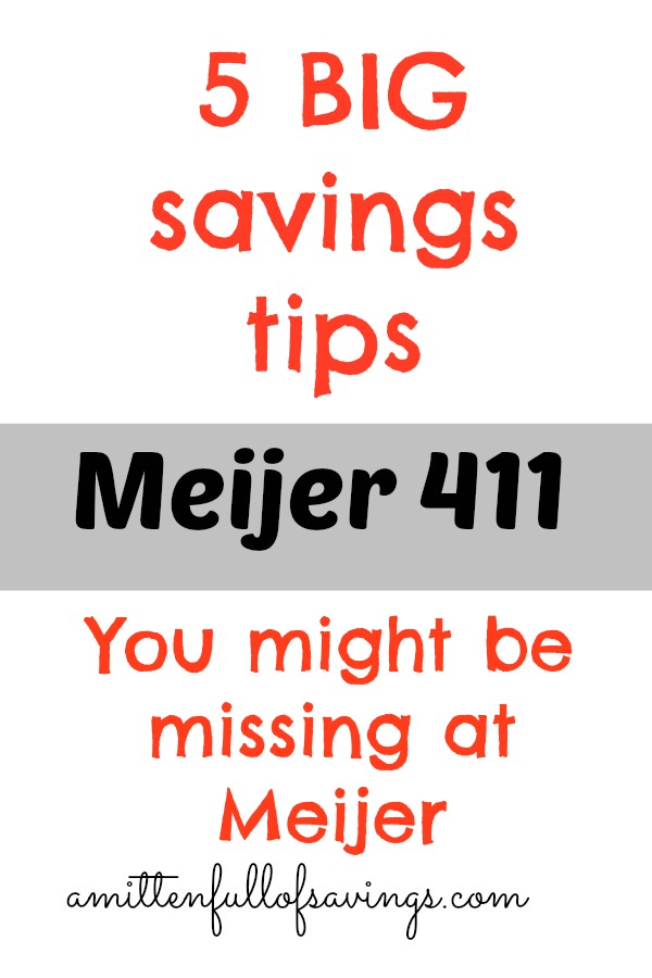 meijer deals, meijer savings tips, meijer mperks, meijer, money save ways