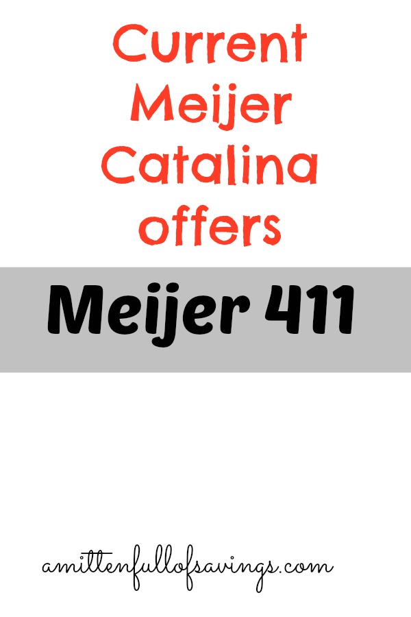 meijer deals, meijer catalina offers, meijer weekly ad, meijer mperks