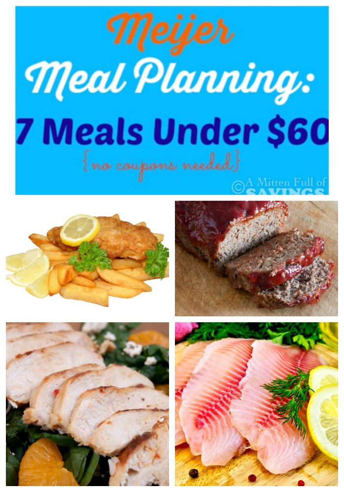 Meijer Meal Planning Week 8/24: 7 Meals Under $60