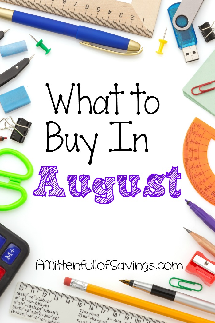 what to buy in august