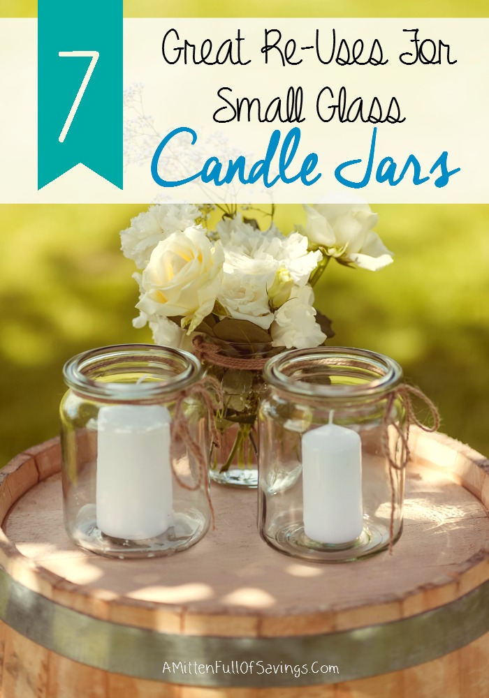 7 great reuses for small glass candle jars