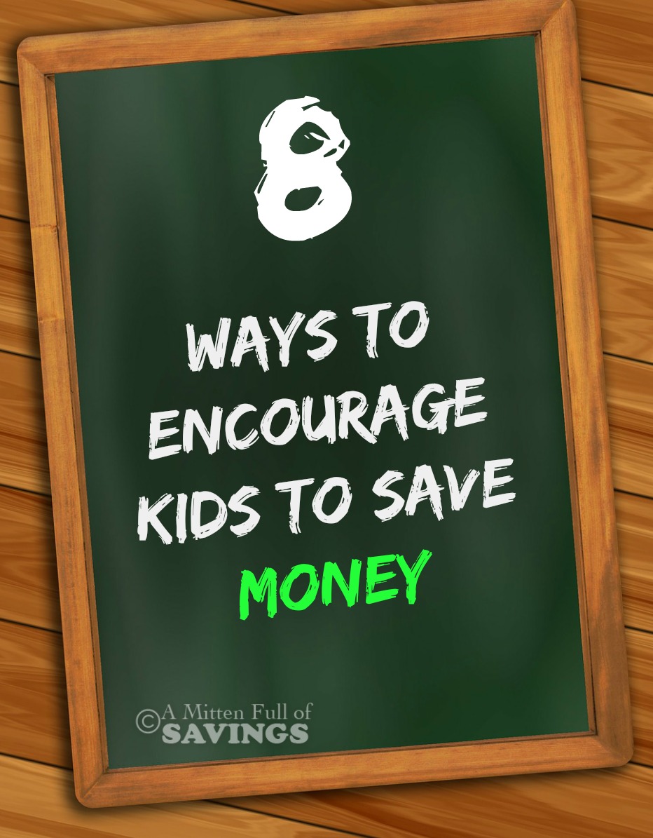 It's important to teach your kids how to save money by doing just a few simple things. Here's 8 ways to encourage kids to save money