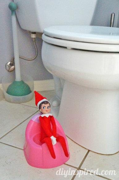 DIY Inspired Toilet Training Elfie
