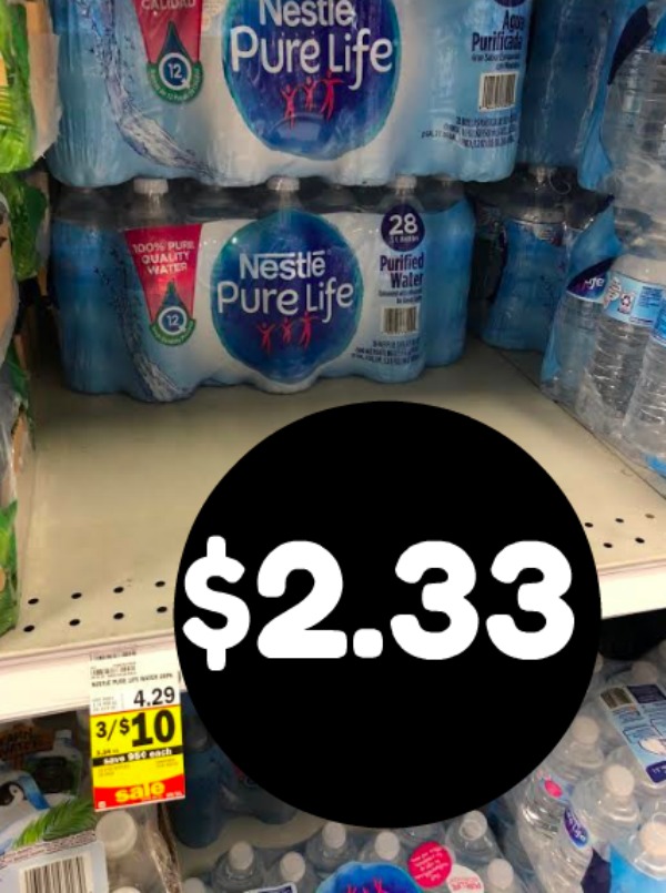 Meijer: Score Nestle Pure Life Water 28 Pack $2.33 (8 cents per bottle)