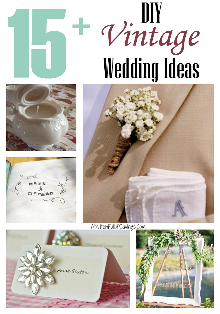 15 DIY Vintage Wedding Ideas
