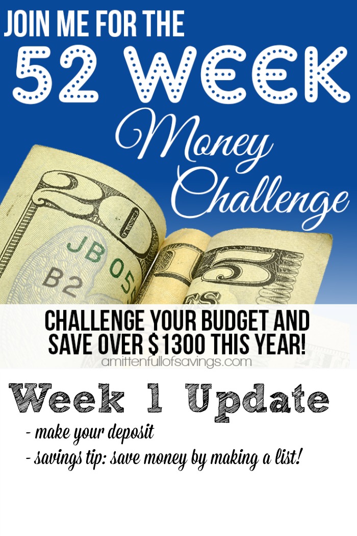 52 week challenge, 52 week money saving challenge