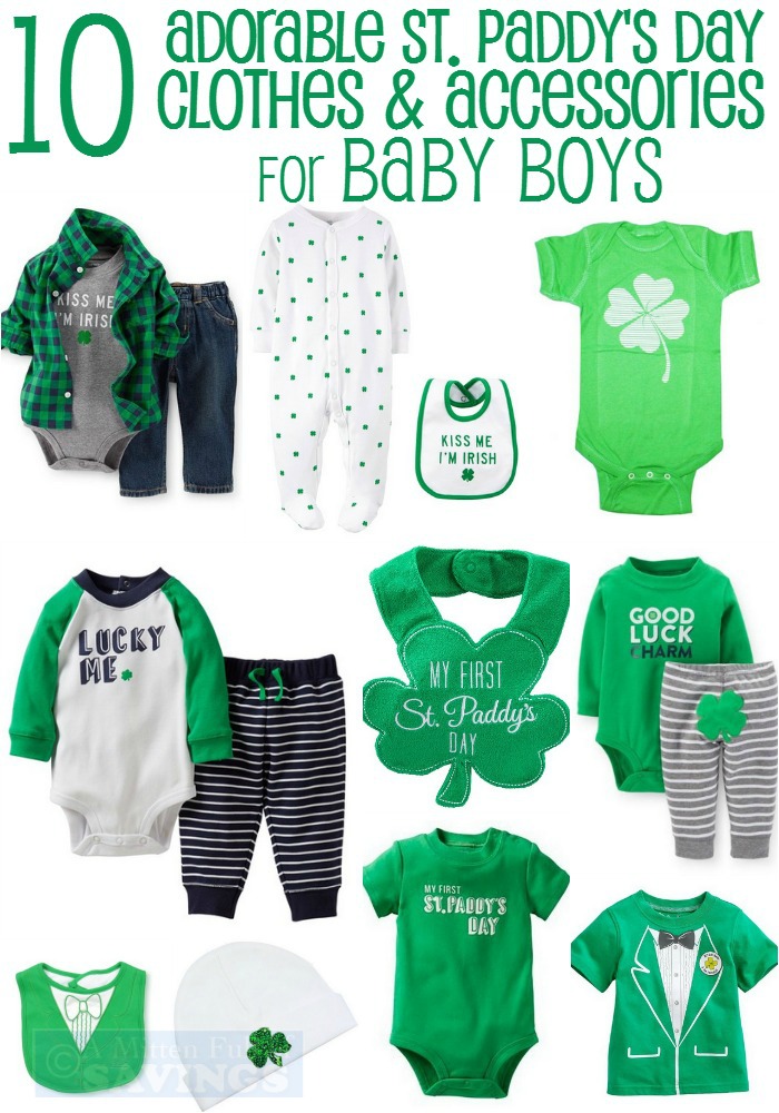 Unique Baby Boys Clover Patch Wagon St Patricks Day Outfit Shirt