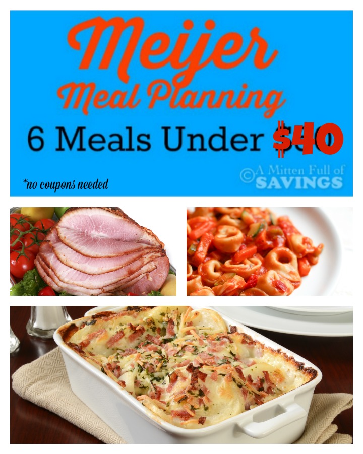 Save money by meal planning. You can make 6 delicious meals for $40 bucks this week, no coupons needed! Just follow this simple meal plan. This will save you time and money!