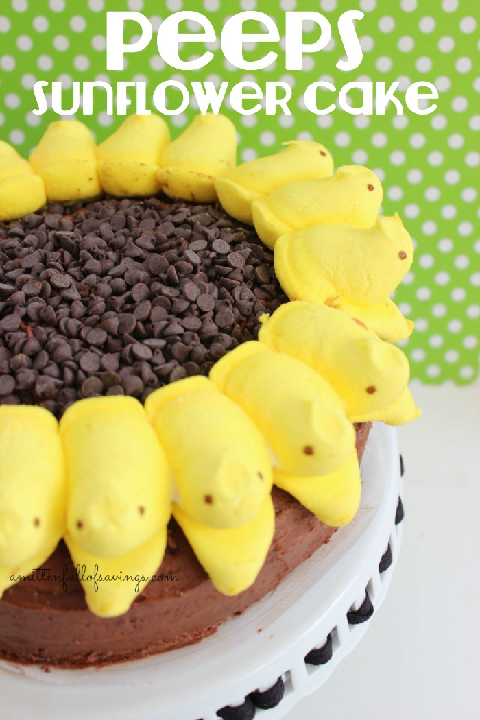 Get your Peep game on with this cute and fun Easter treat! Learn how to make Peeps Sunflower Cake here!