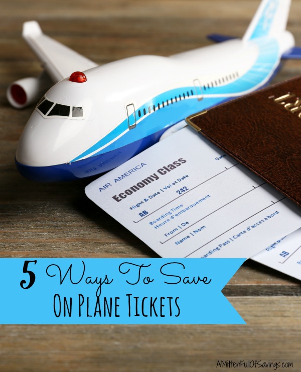 ways to save on plane tickets