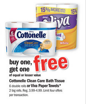 Meijer: Cottonelle/Viva Products/Scott #stockup deals this weekend!!