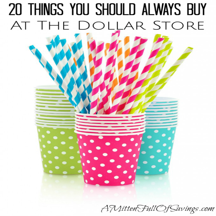 20 Things You Should Always Buy At The Dollar Store