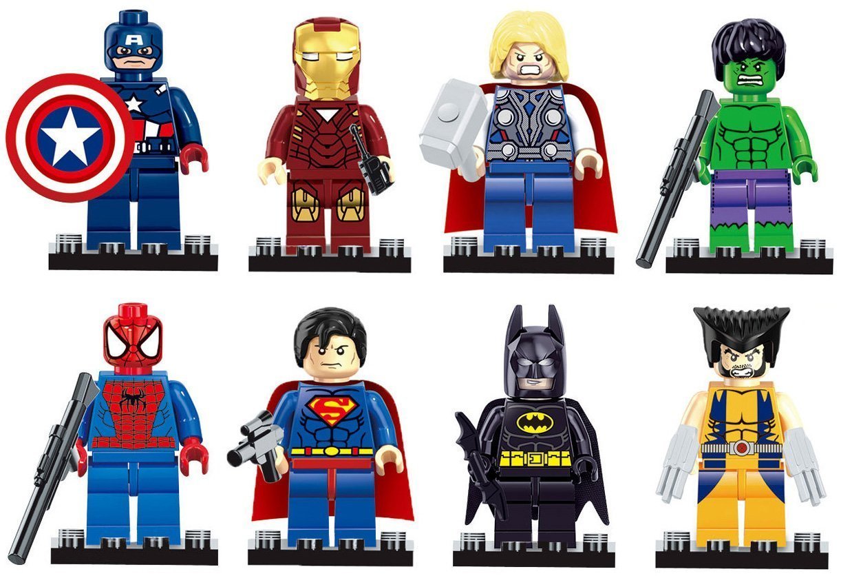 New Marvel Avengers Mini Figures Fit Lego Hulk Superman Thor Batman  Spider-man Spielzeug Baukästen & Konstruktion LA2239228