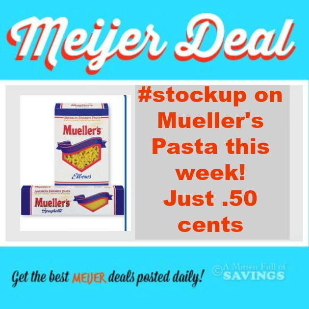 #stockup on Pasta this week! Just .50 cents