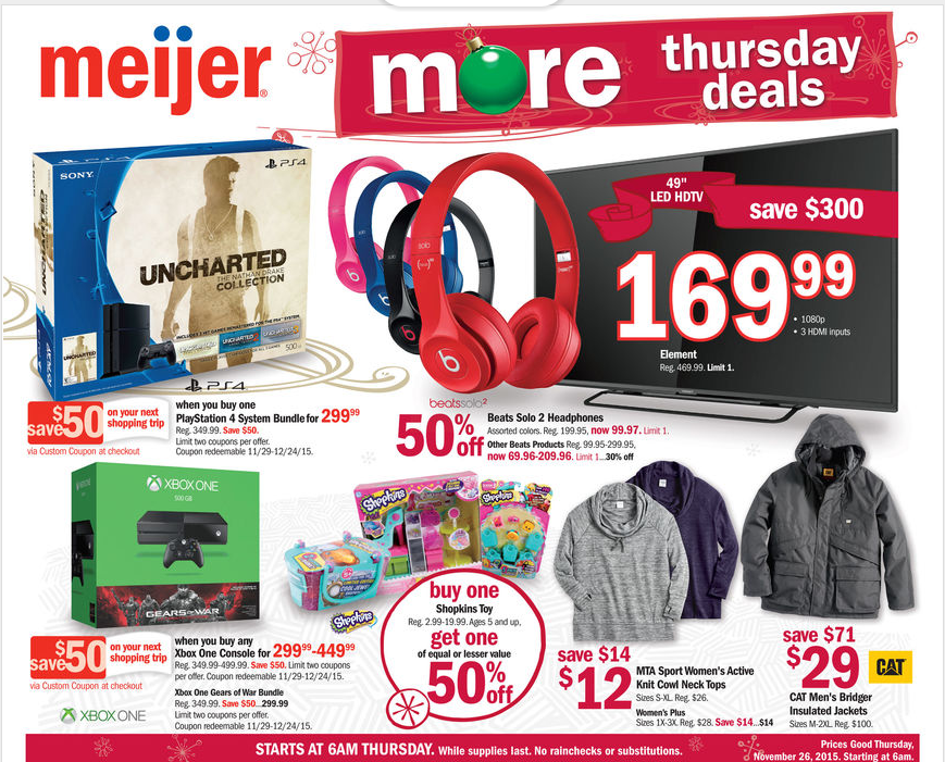Meijer Black Friday Thursday Ad & Deals