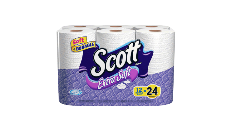Meijer: Scott® Extra Soft Bath Tissue, 12 Double Rolls- $1.99