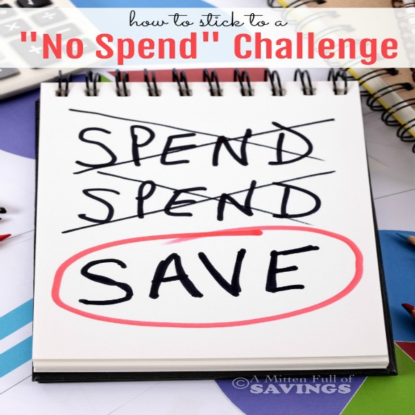 How to Stick to a No Spend Challenge