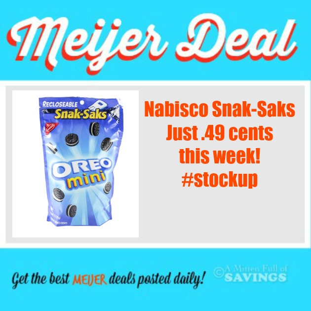 Meijer: Nabisco Snak-Sak Products Just .49 cents #stockup