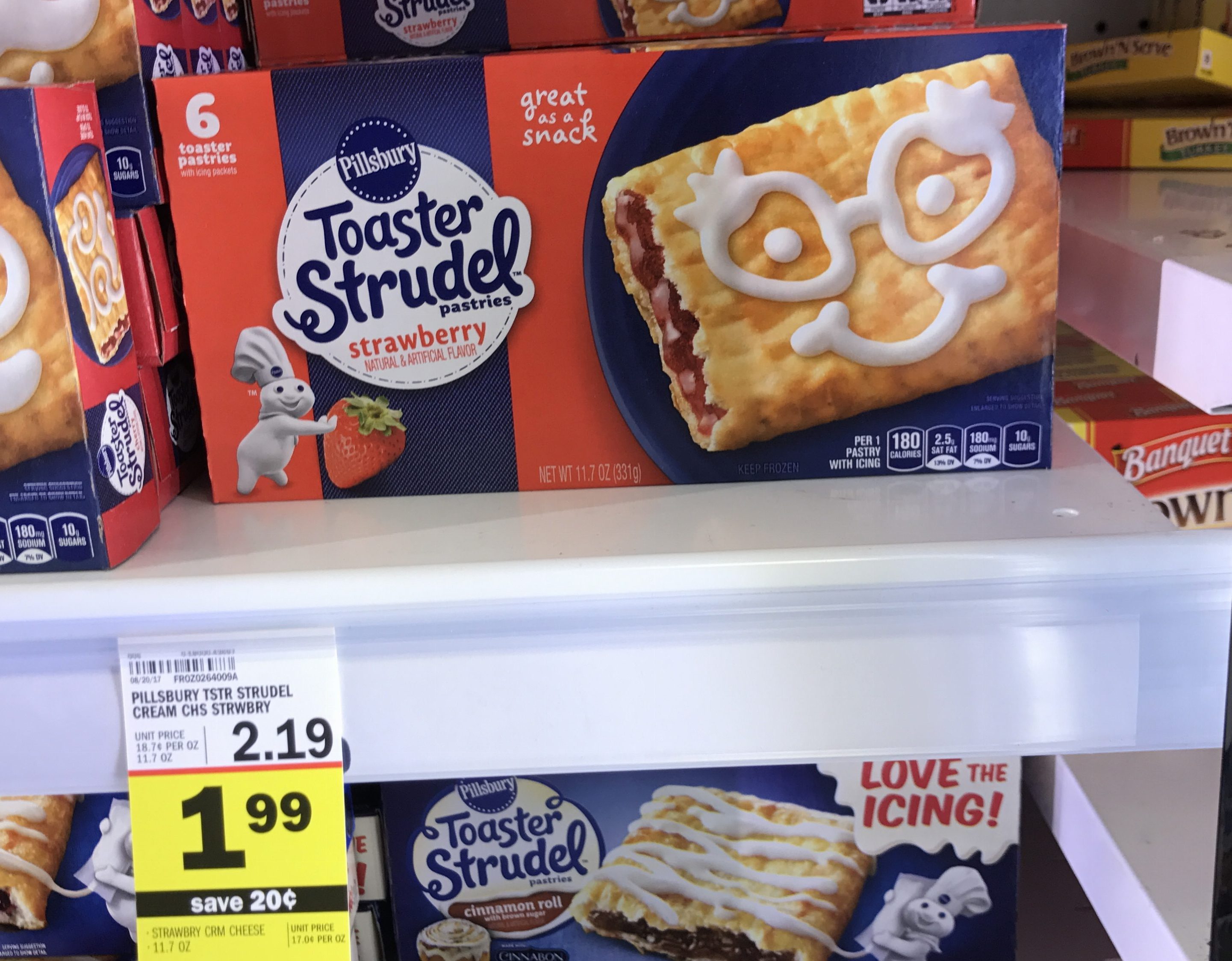 Meijer Grab Pillsbury Toaster Strudel for 1.49