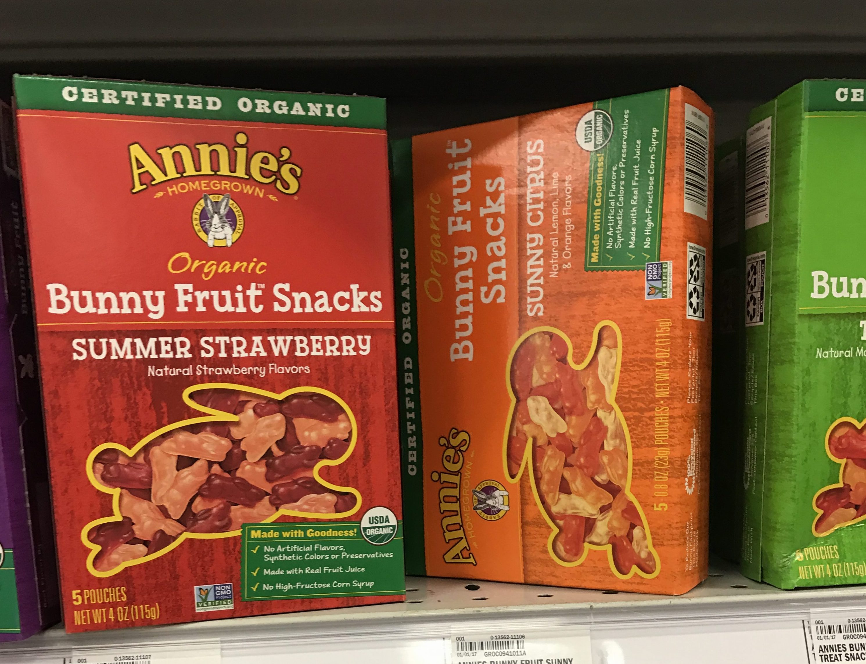 Meijer Annie's Fruit Snacks for as low as .24 cents