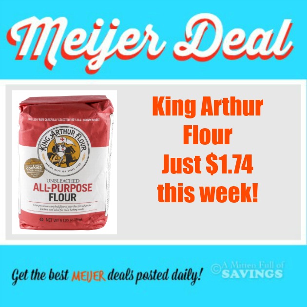 Meijer: King Arthur Flour $1.74 This Week