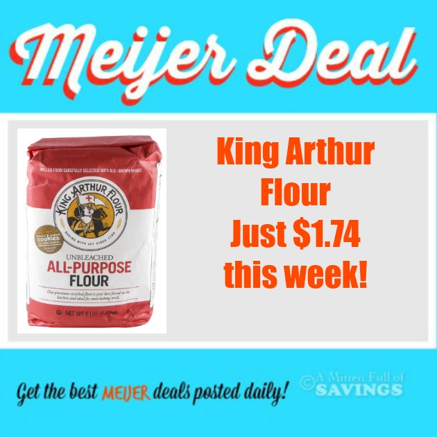 Meijer Great Stockup Deals on King Arthur Flour Products