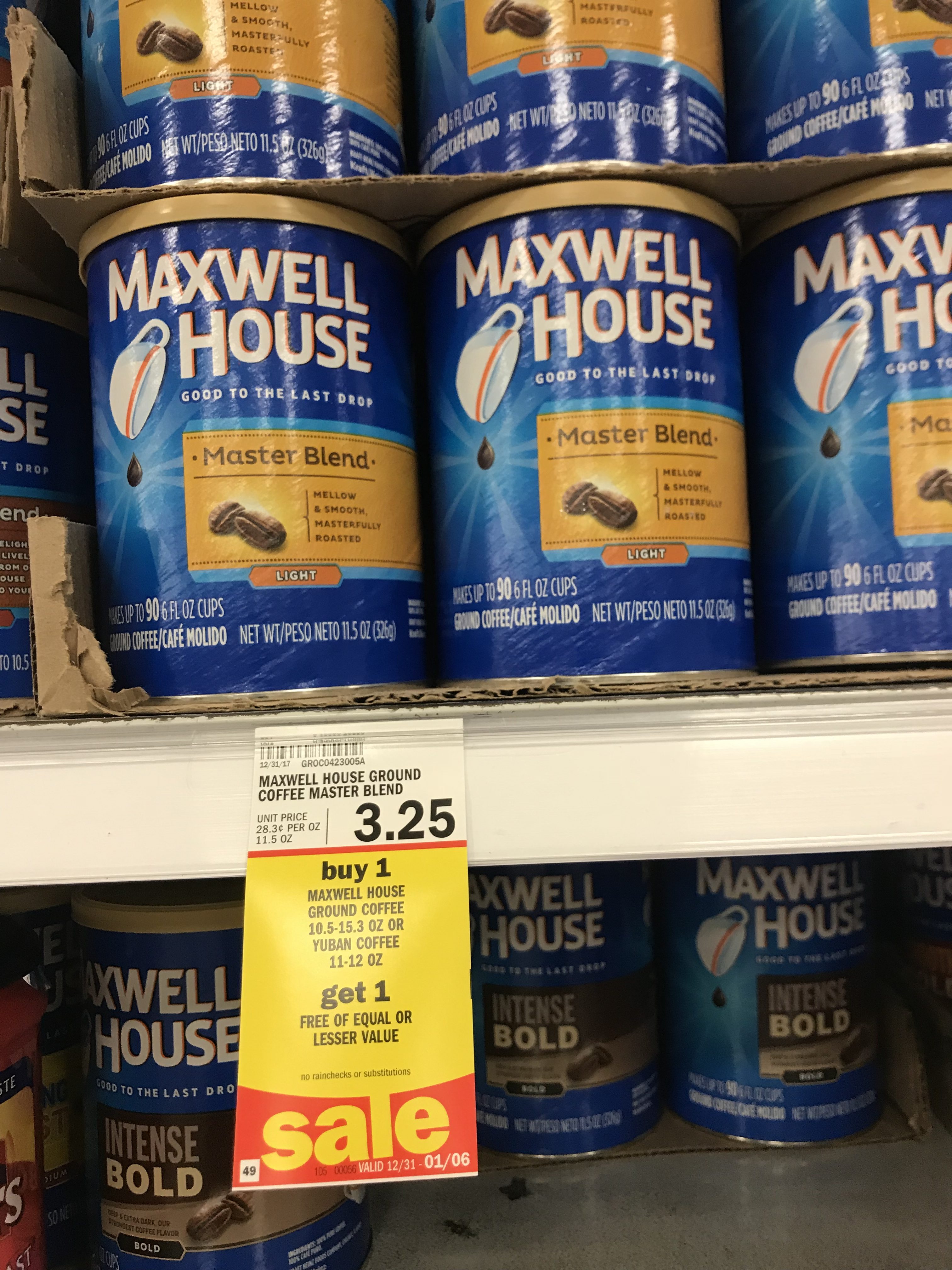 Max by Maxwell House Coffee Just .25 cents