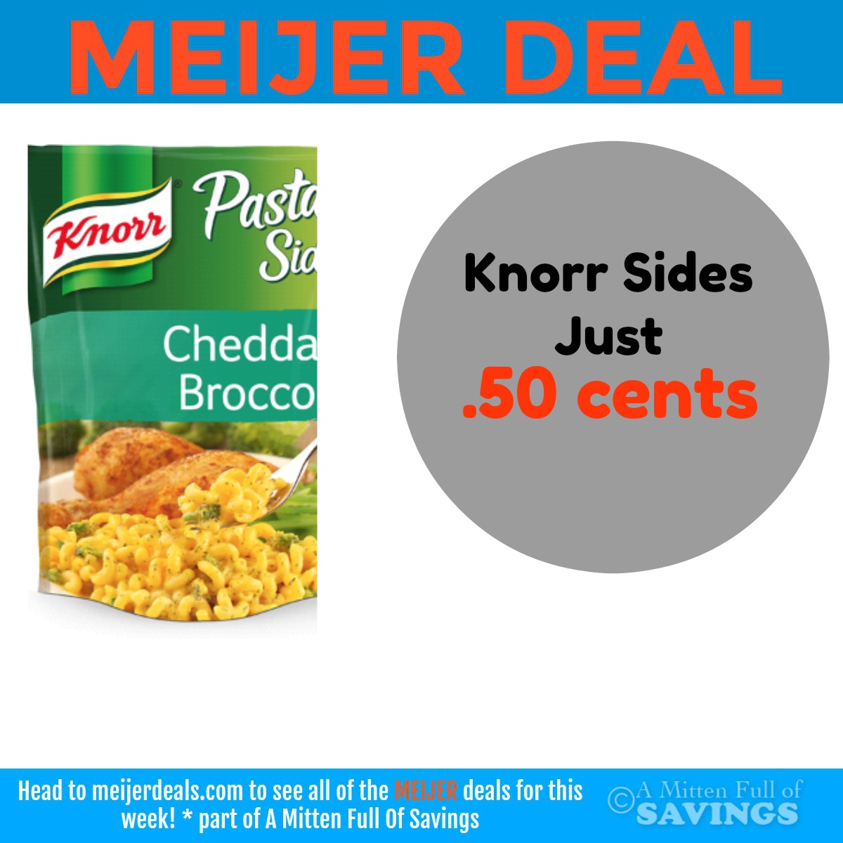 Meijer Deal on Knorr Sides