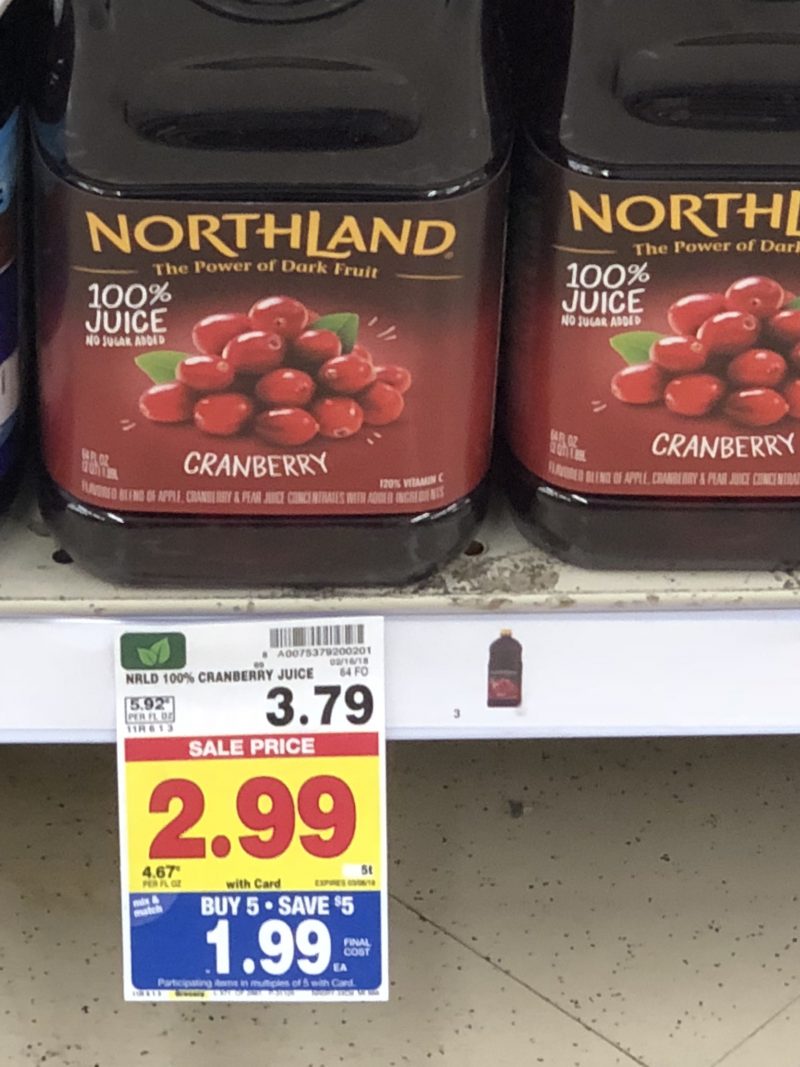 Northland Juice deal at Kroger