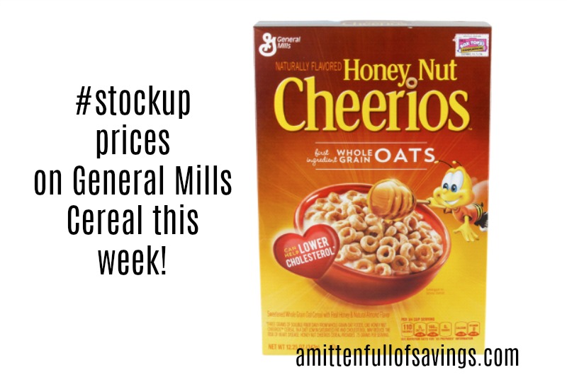 stockup prices on general mills cereal