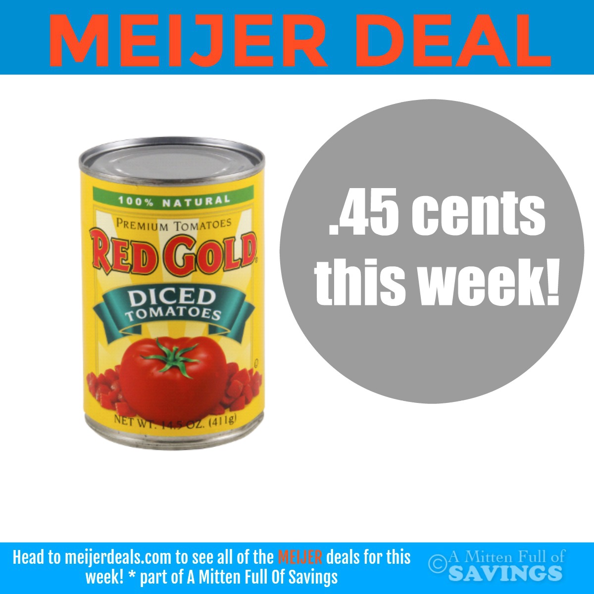 deal on Red Gold products at Meijer