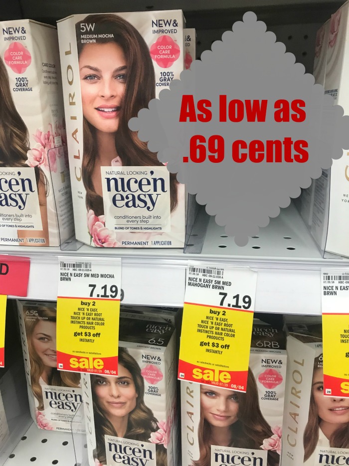 Meijer Clairol Hair Color for as low as .69 cents!!!