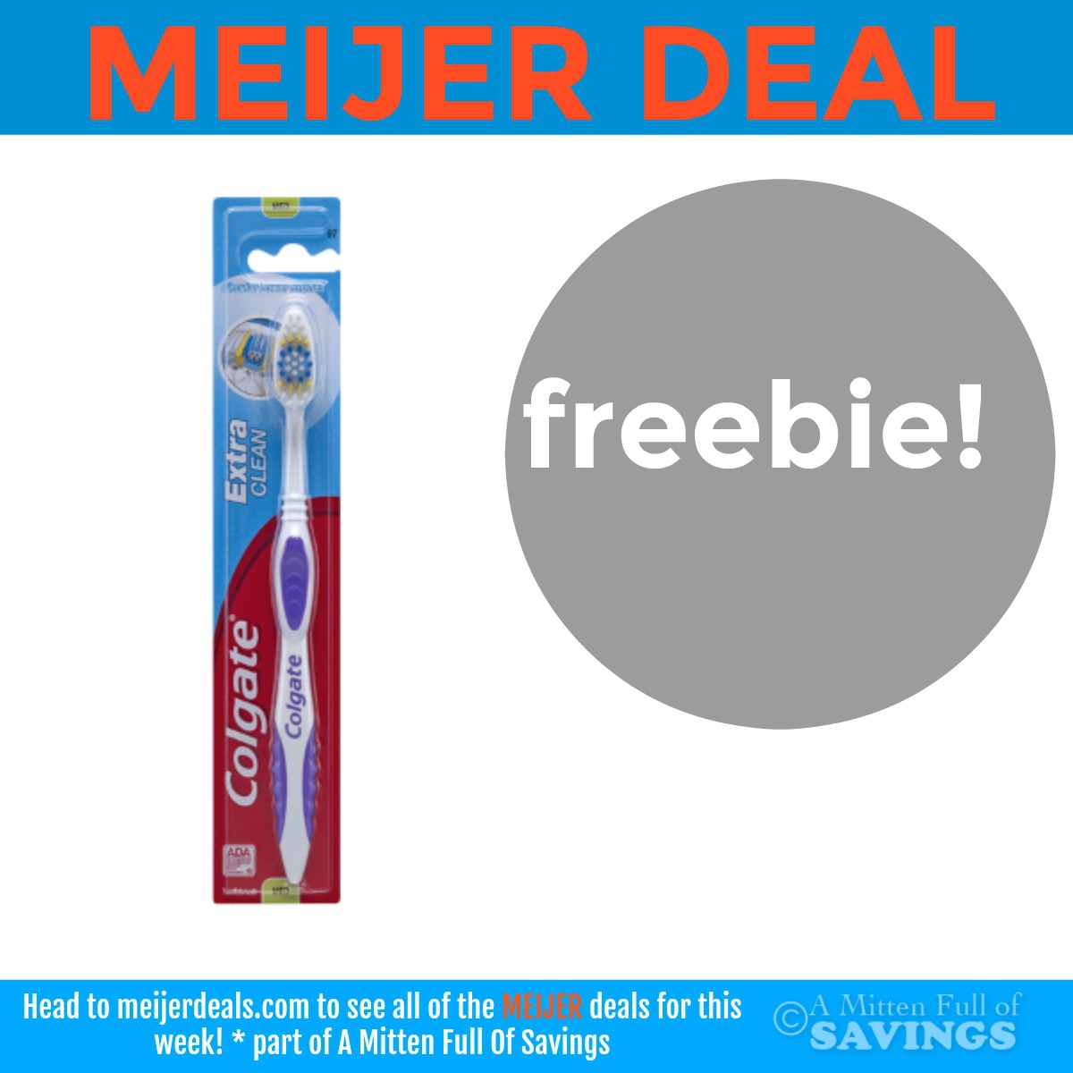 Free colgate toothbrushes