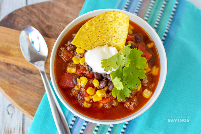Our Instant Pot Taco Soup Recipe is going to become one of your all-time favorite comfort food meals.  It is so easy to make, and even easier to customize.  We love adding in various veggies or a bit of extra sauce for heat.  Check out our recipe below!