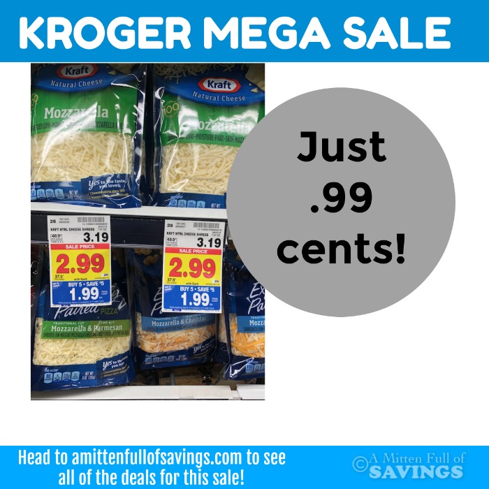 Kraft Cheese Just .99 cents MEGA deal