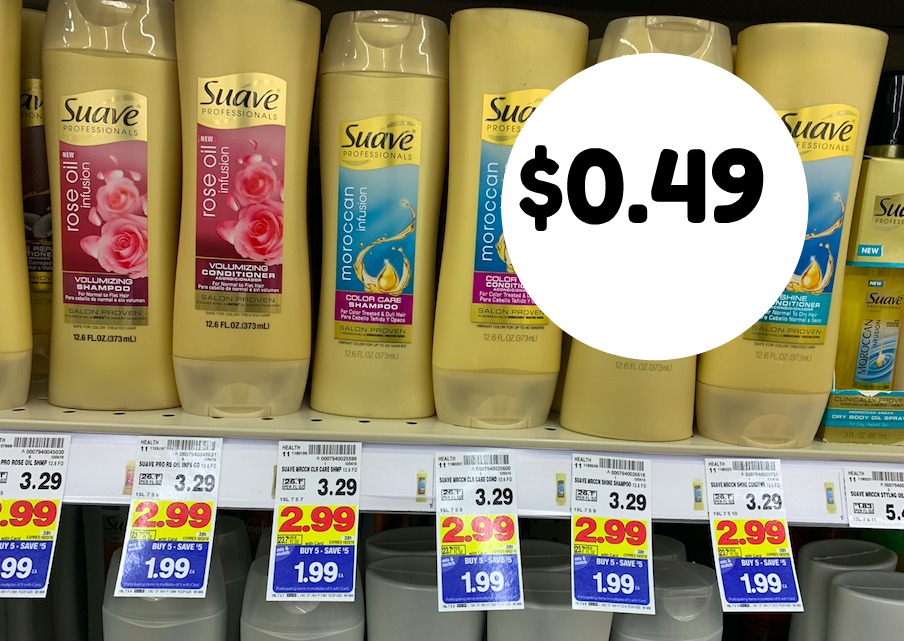 Pay $0.49 for Suave Hair Products with the Kroger MEGA Sale! #stockup
