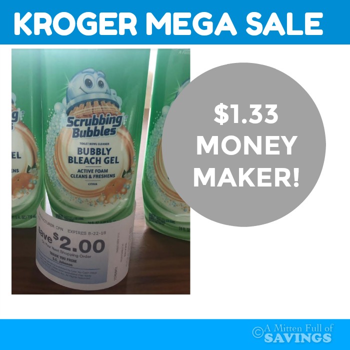 Scrubbing Bubbles MONEYMAKER at Kroger
