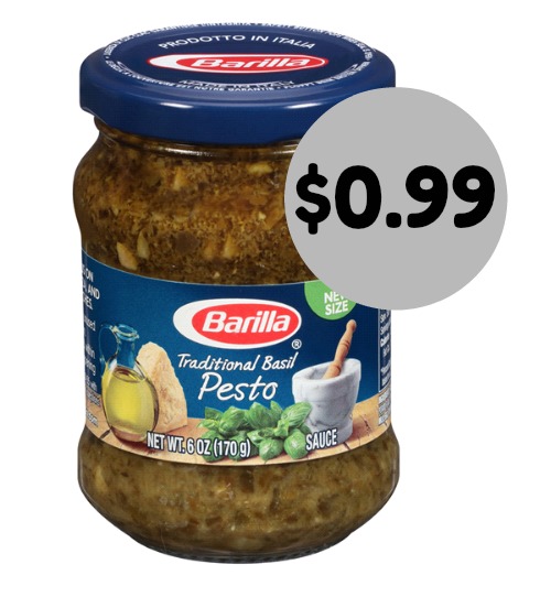 Barilla Pesto Sauce 99 cents at Meijer