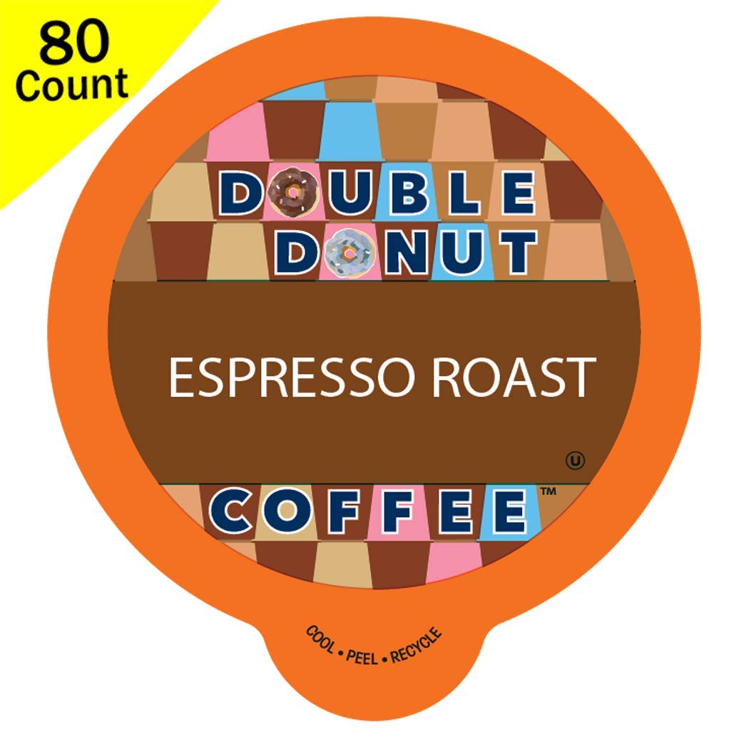 Amazon Deal 80ct. Double Donut Espresso Roast Kcups 20.18 Fresh
