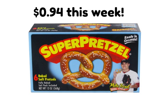 Meijer Deal: Super Pretzel BOGO Deal- $0.94 this week