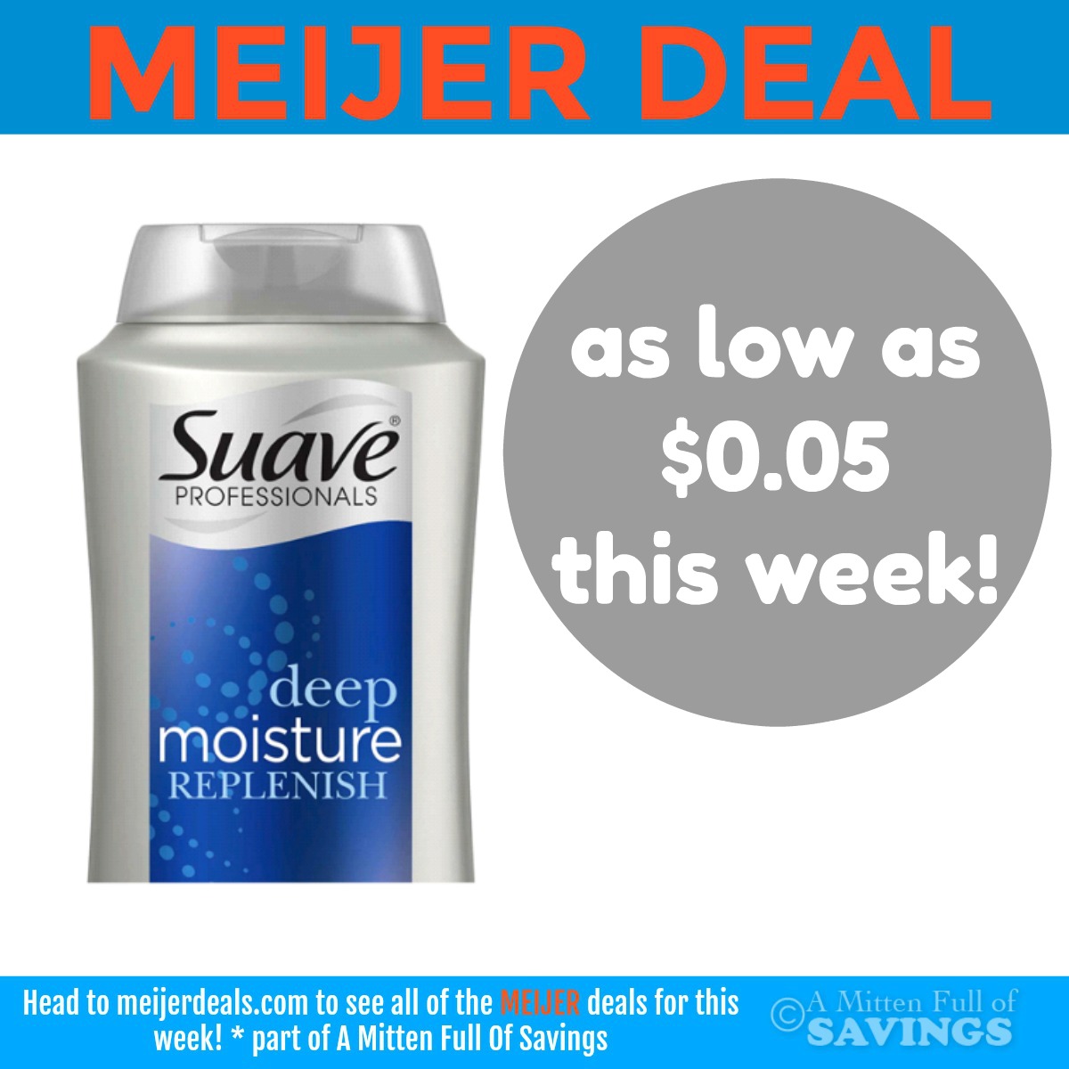 Meijer: Suave Professionals hair care as low as $0.05 this week! #stockup