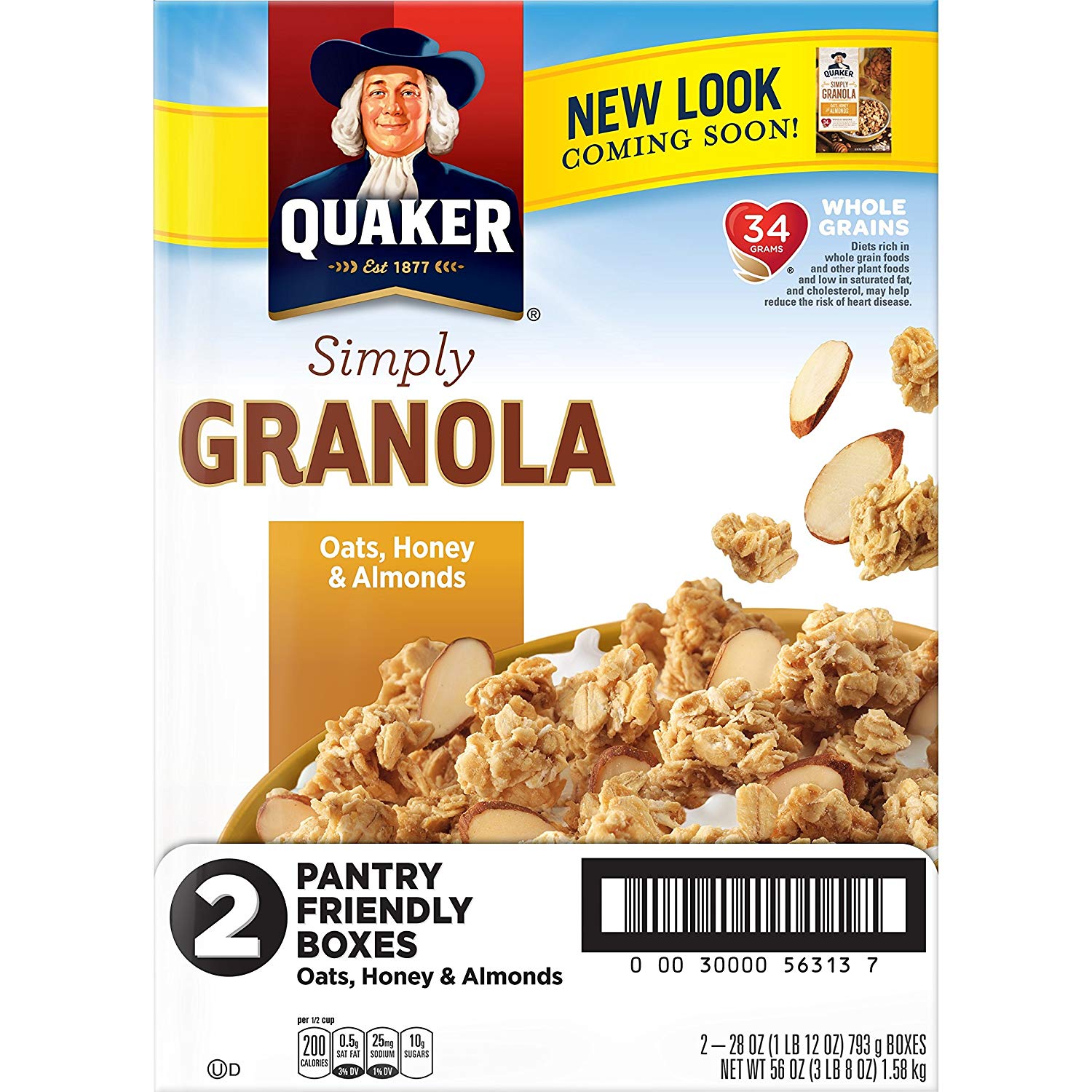 Amazon Quaker Simply Honey & Almonds Granola
