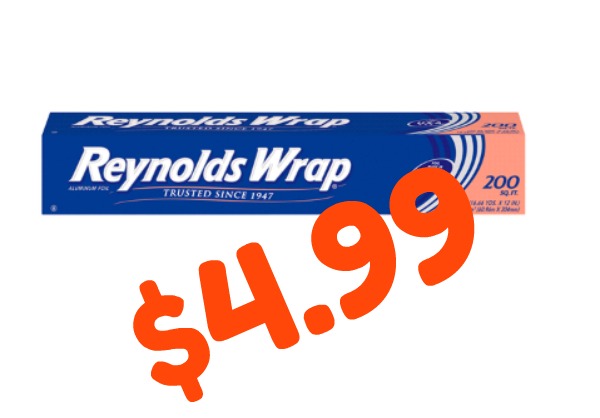Meijer: Reynolds Foil, 200 sq ft $4.99 this weekend!