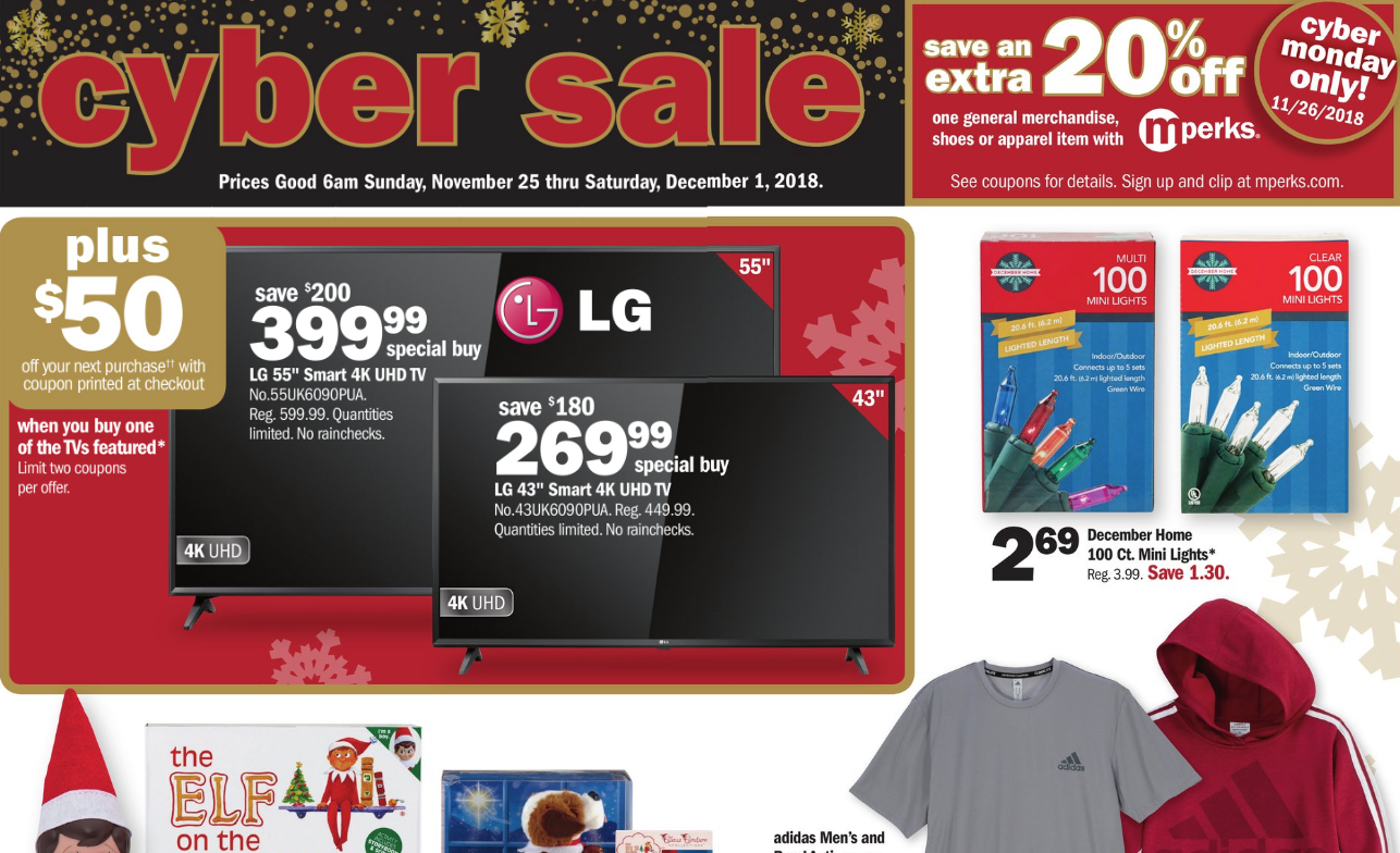 Cyber Monday sale at Meijer