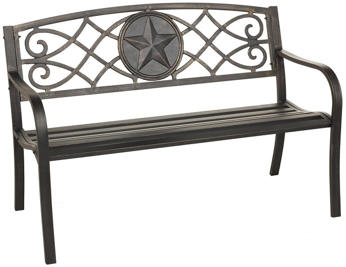 Mosaic Rustic Star Bench 29 98, Academy Outdoor Furniture
