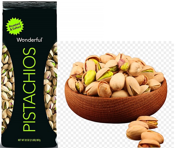 Amazon Roasted and Salted Wonderful Pistachios